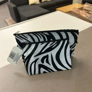 Clutches (2) Black and White Zebra Print Clutch new! Cosmetic bags